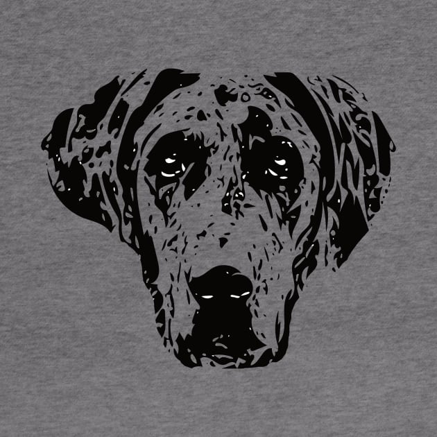 Great Dane Face Design - A Dane Christmas Gift by DoggyStyles